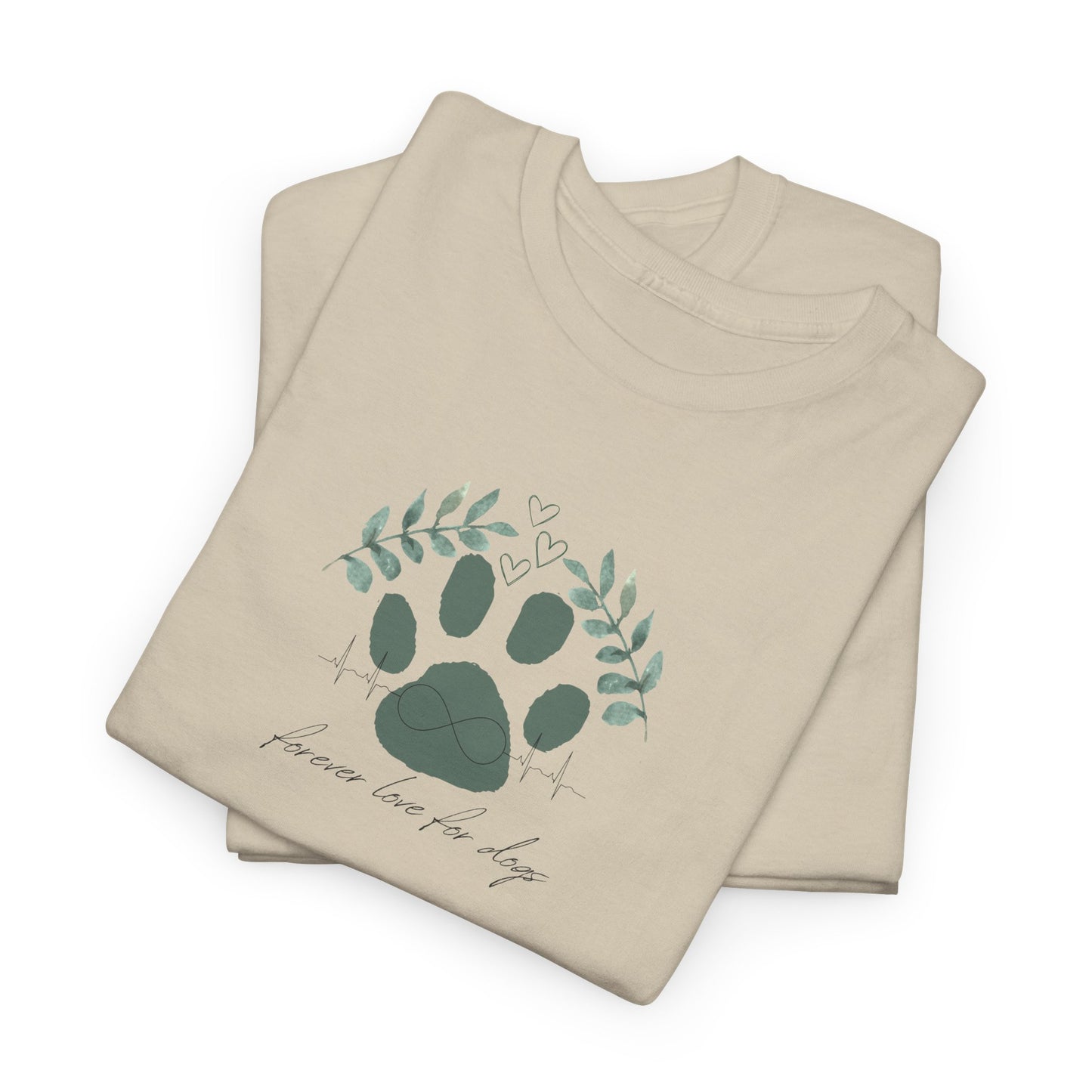 Forever Love for Dogs – Unisex Heavy Cotton Tee