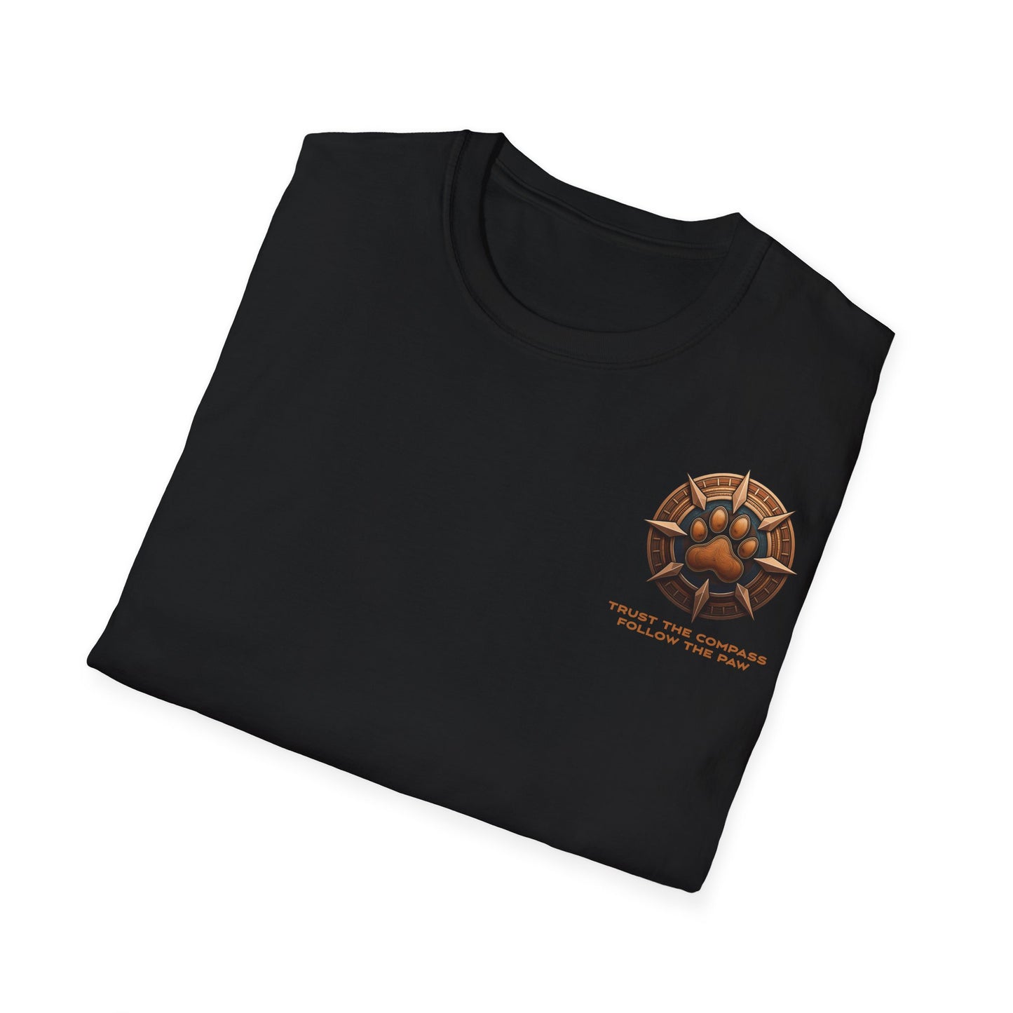 Follow the Paw Trail Tee | Dog Lover Compass T-Shirt – | Outdoor Adventure Shirt |