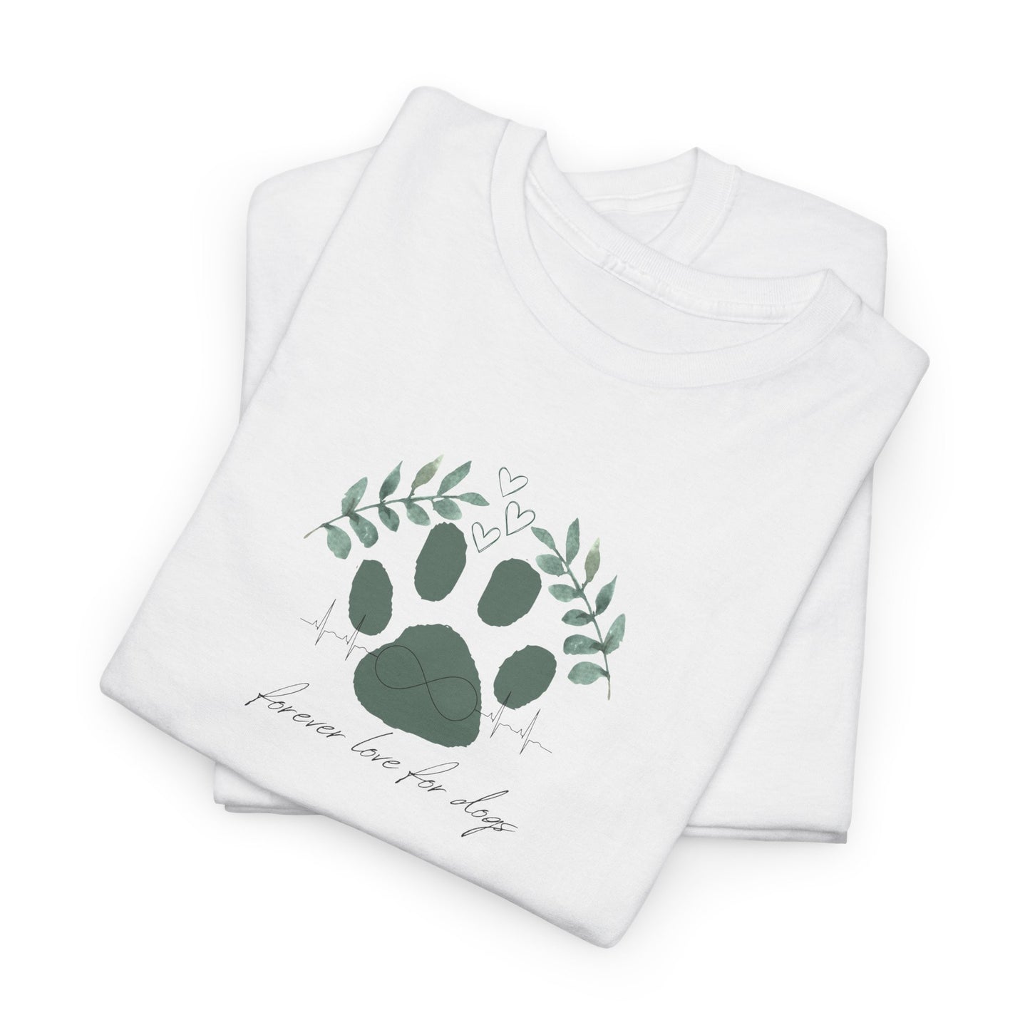 Forever Love for Dogs – Unisex Heavy Cotton Tee