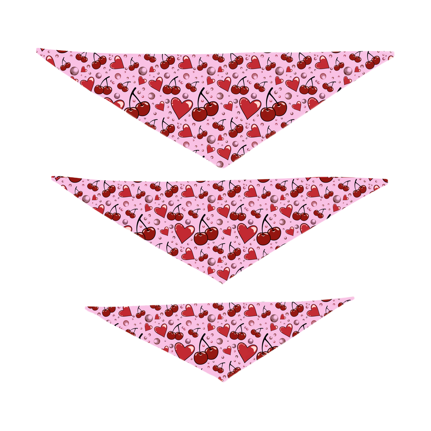 Rudy & Co. "Cherry Love" Dog Bandana