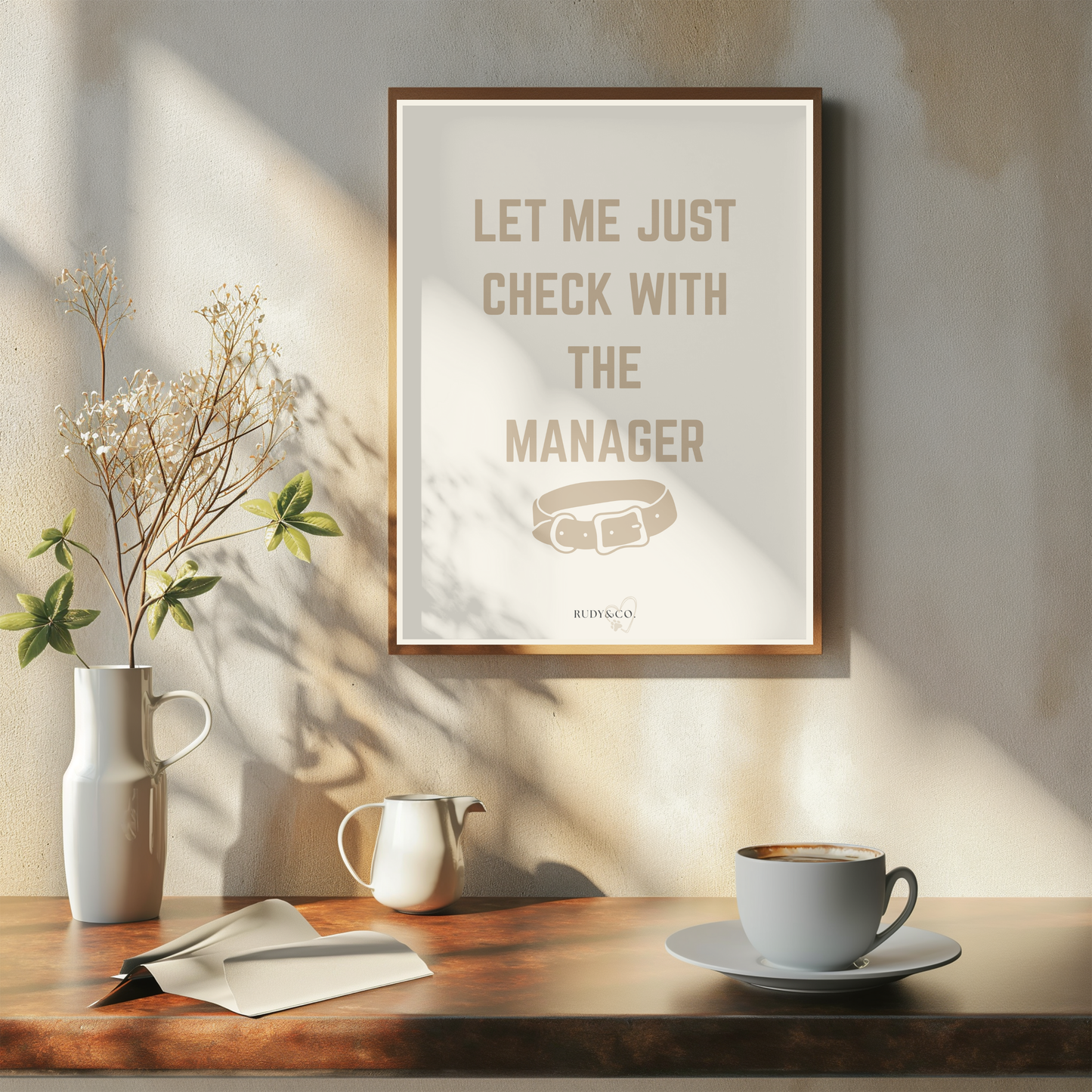 Let Me Just Check With the Manager – Digital Art Print (Instant Download)