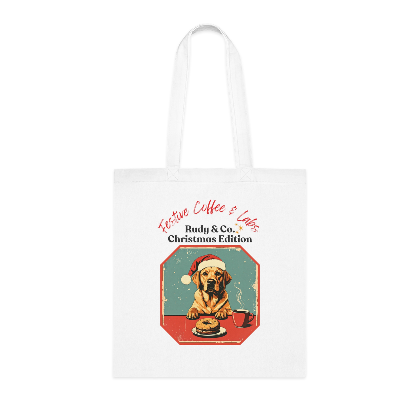 Christmas Dog Tote Bag — Design 1