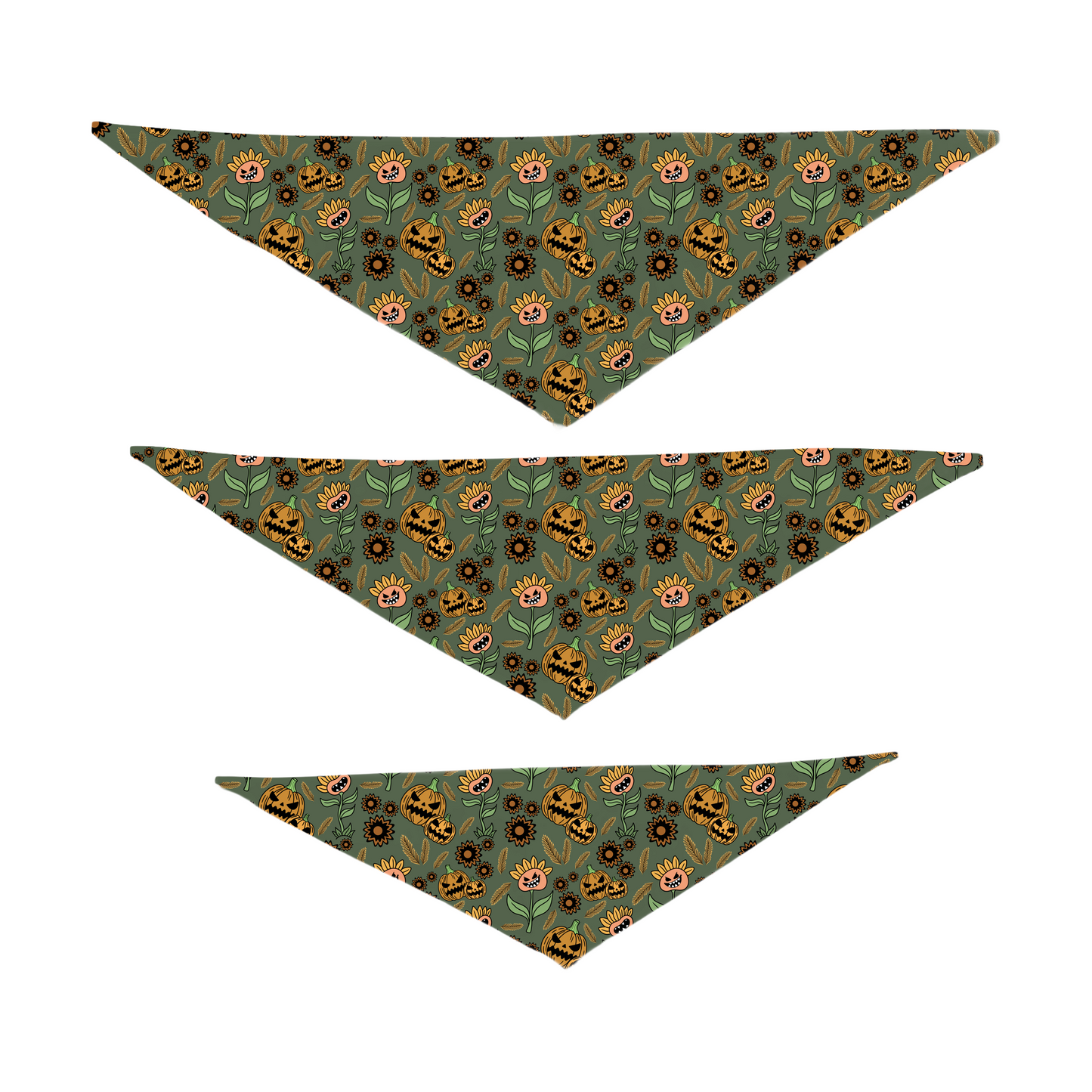 Rudy & Co. "Spooky Sunflower's" Dog Bandana