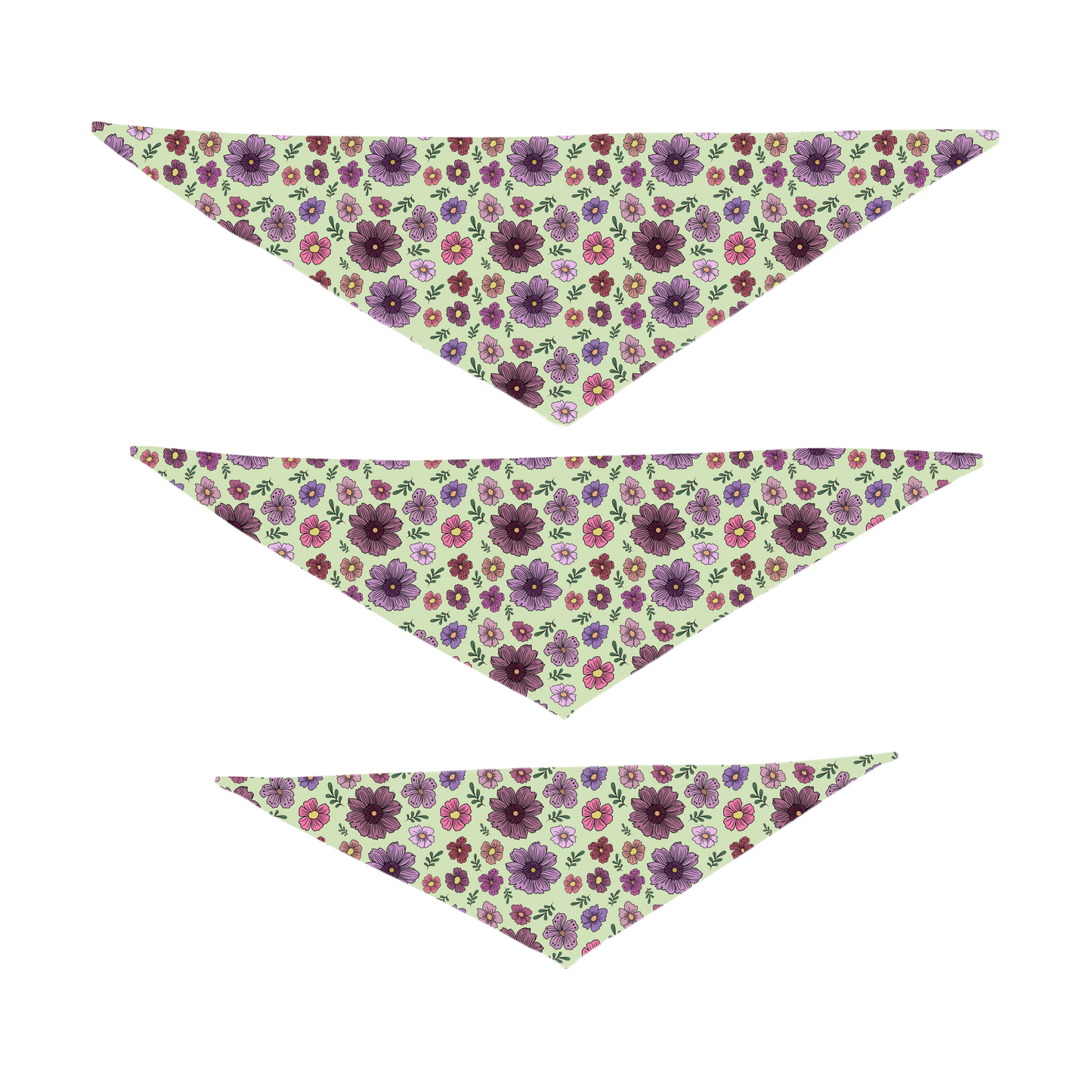 Rudy & Co. "Wild Violet" Dog Bandana