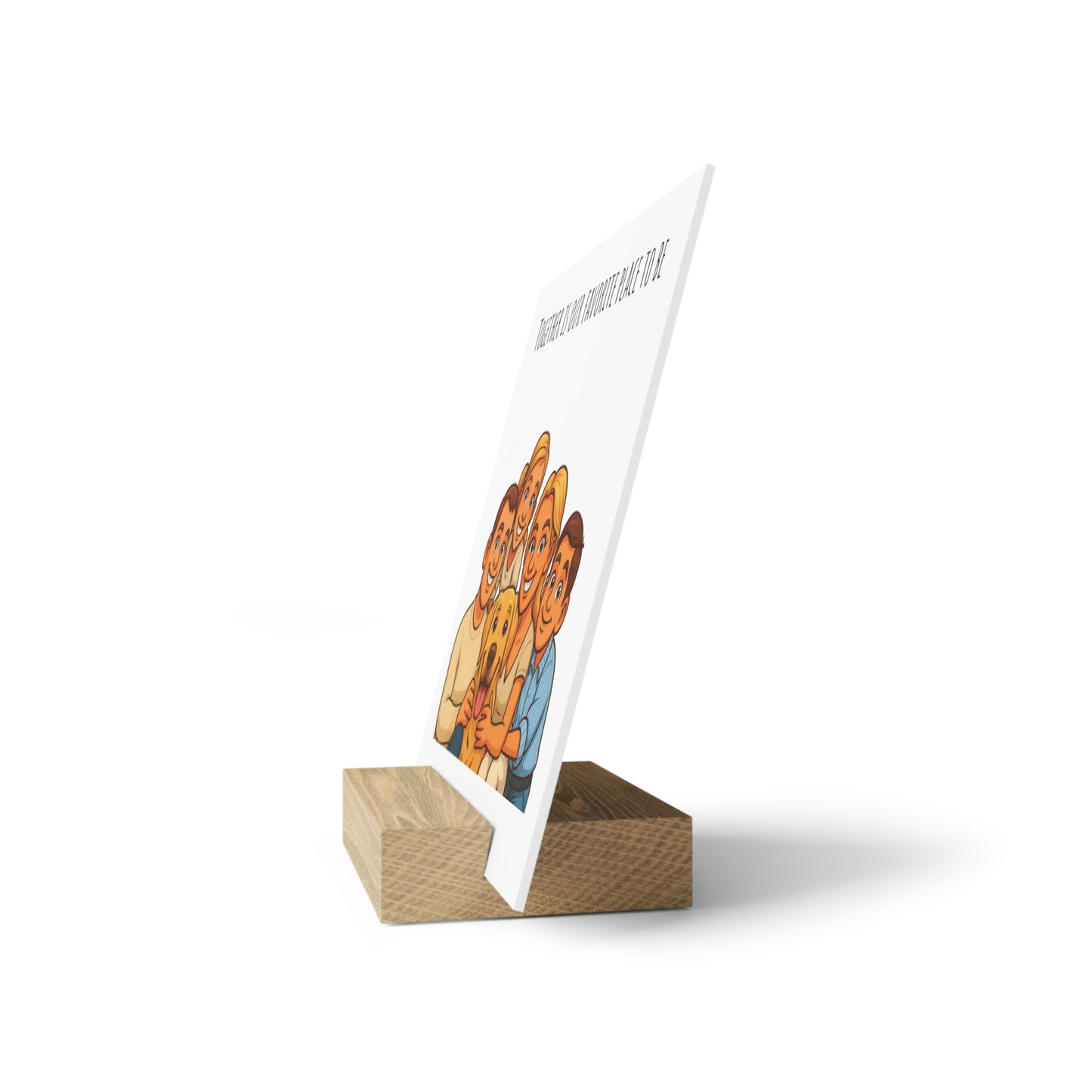 Personalised Caricature Picture Board with Stand