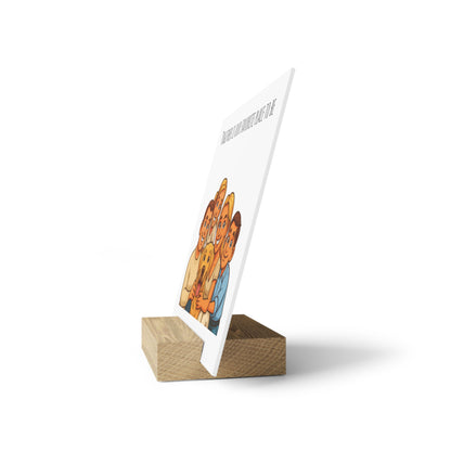 Personalised Caricature Picture Board with Stand