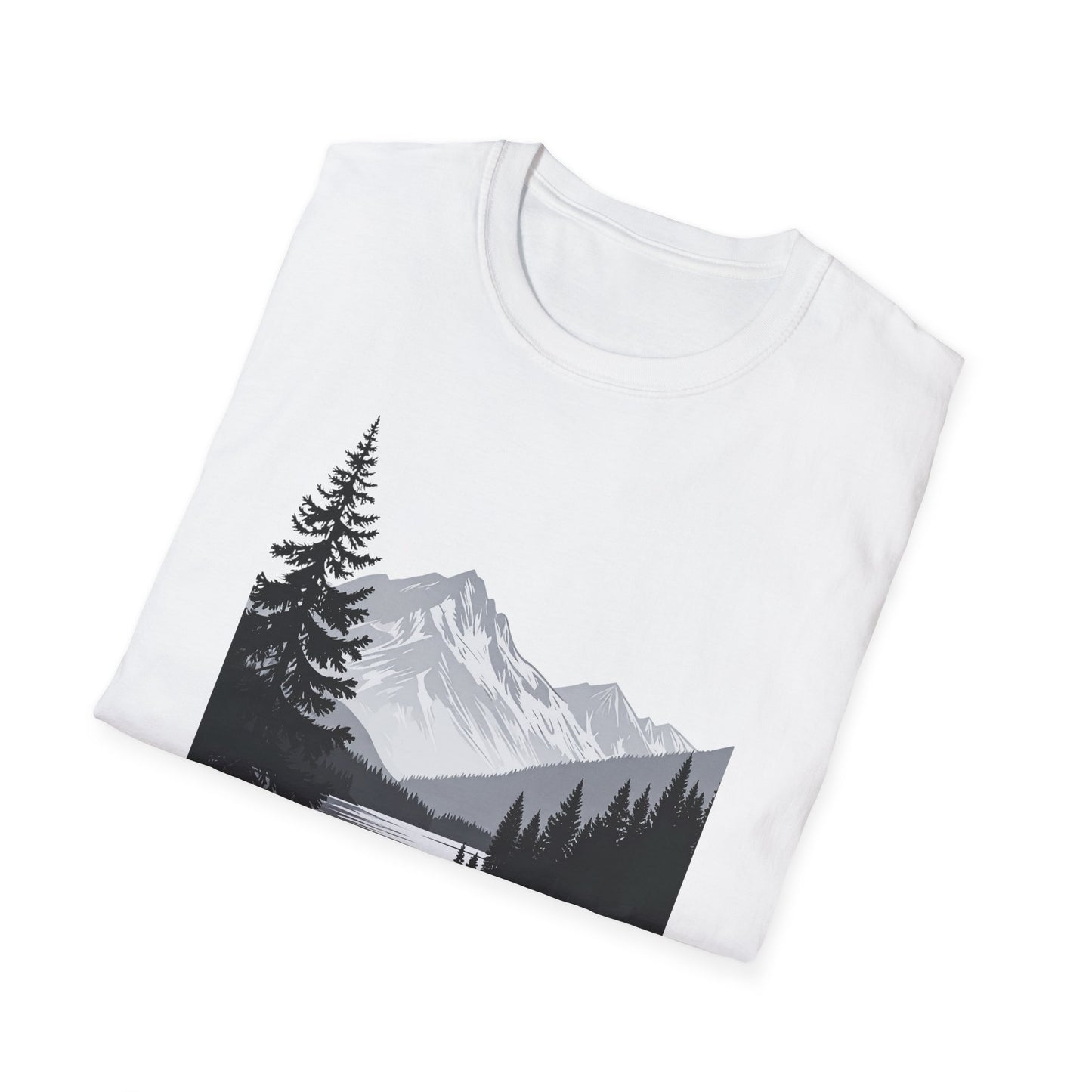 Labrador Mountain Lake T-Shirt – Outdoor Dog Adventure Design