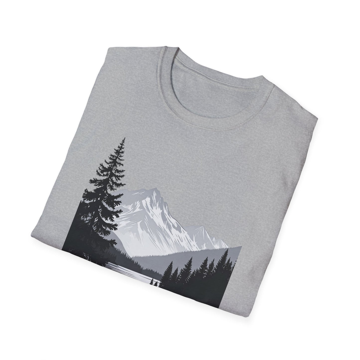 Labrador Mountain Lake T-Shirt – Outdoor Dog Adventure Design