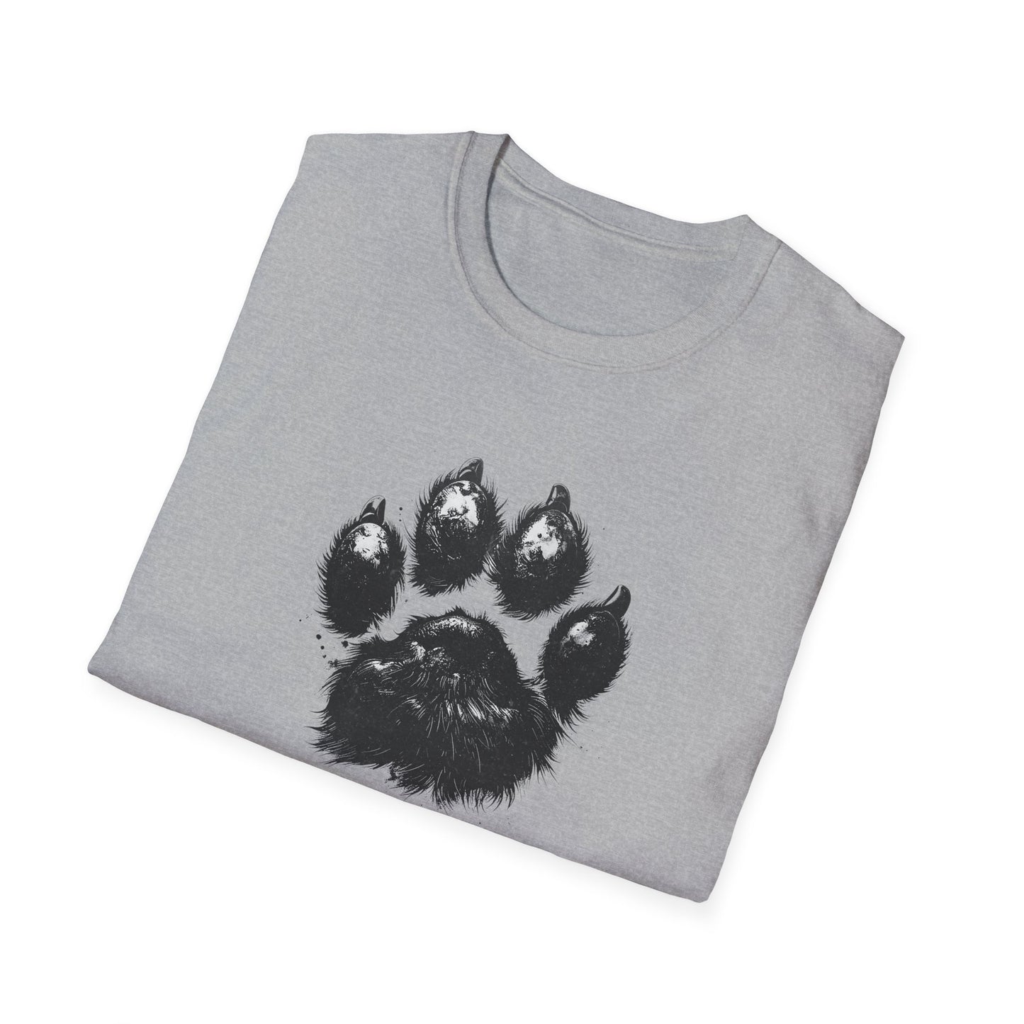 Labrador Paw Print T-Shirt – Minimal Dog Lover Design