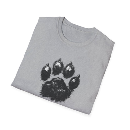 Labrador Paw Print T-Shirt – Minimal Dog Lover Design