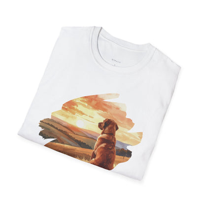 Autumn Countryside Glow – Unisex Softstyle T-Shirt