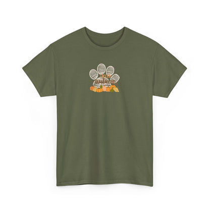 Hello Autumn – Dog Paw Pumpkin Patch Unisex Tee