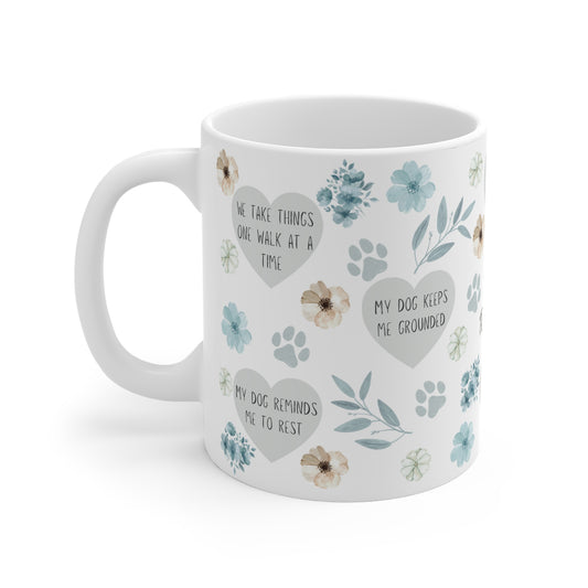 Gentle Reminders – Dog Lover Mug - Blue