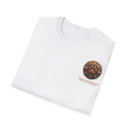 Follow the Paw Trail Tee | Dog Lover Compass T-Shirt –  | Outdoor Adventure Shirt |