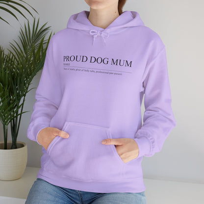 Proud Dog Mum Hoodie – Cosy Unisex Fit, Multiple Colours