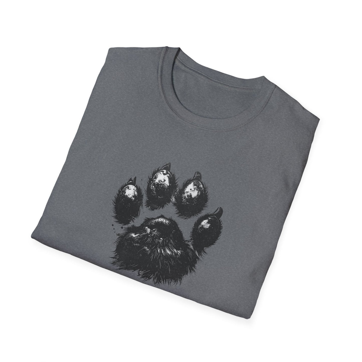Labrador Paw Print T-Shirt – Minimal Dog Lover Design