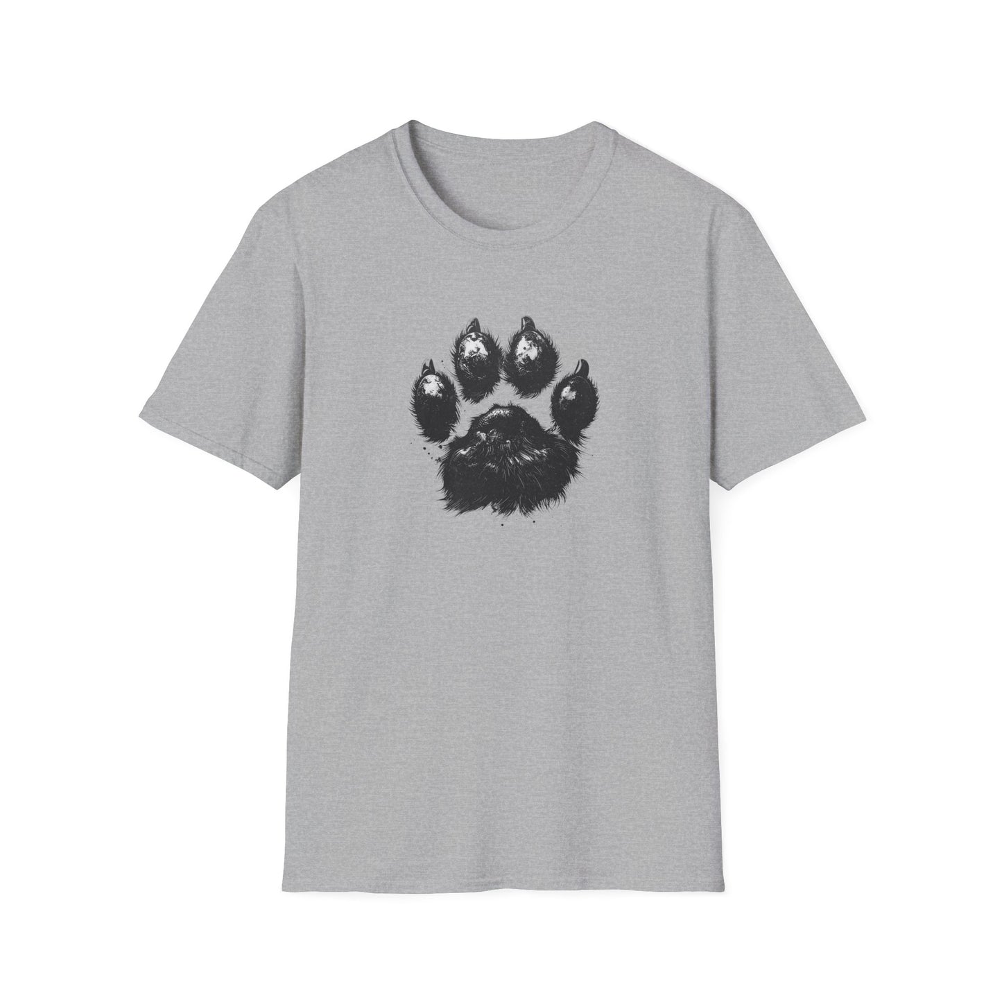 Labrador Paw Print T-Shirt – Minimal Dog Lover Design