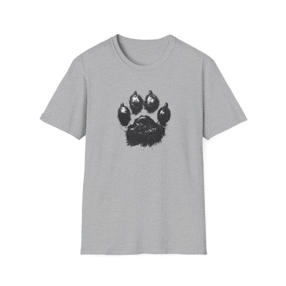 Labrador Paw Print T-Shirt – Minimal Dog Lover Design