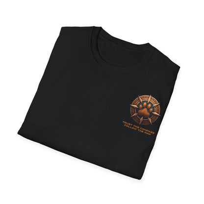 Follow the Paw Trail Tee | Dog Lover Compass T-Shirt –  | Outdoor Adventure Shirt |