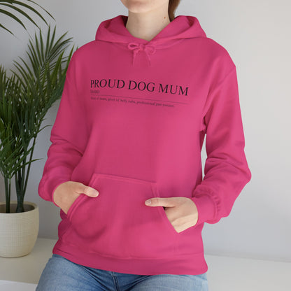 Proud Dog Mum Hoodie – Cosy Unisex Fit, Multiple Colours