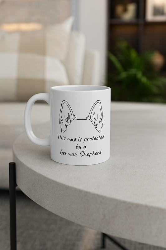 Funny German Shepherd Mug – Dog Lover Gift, Humorous Coffee Cup