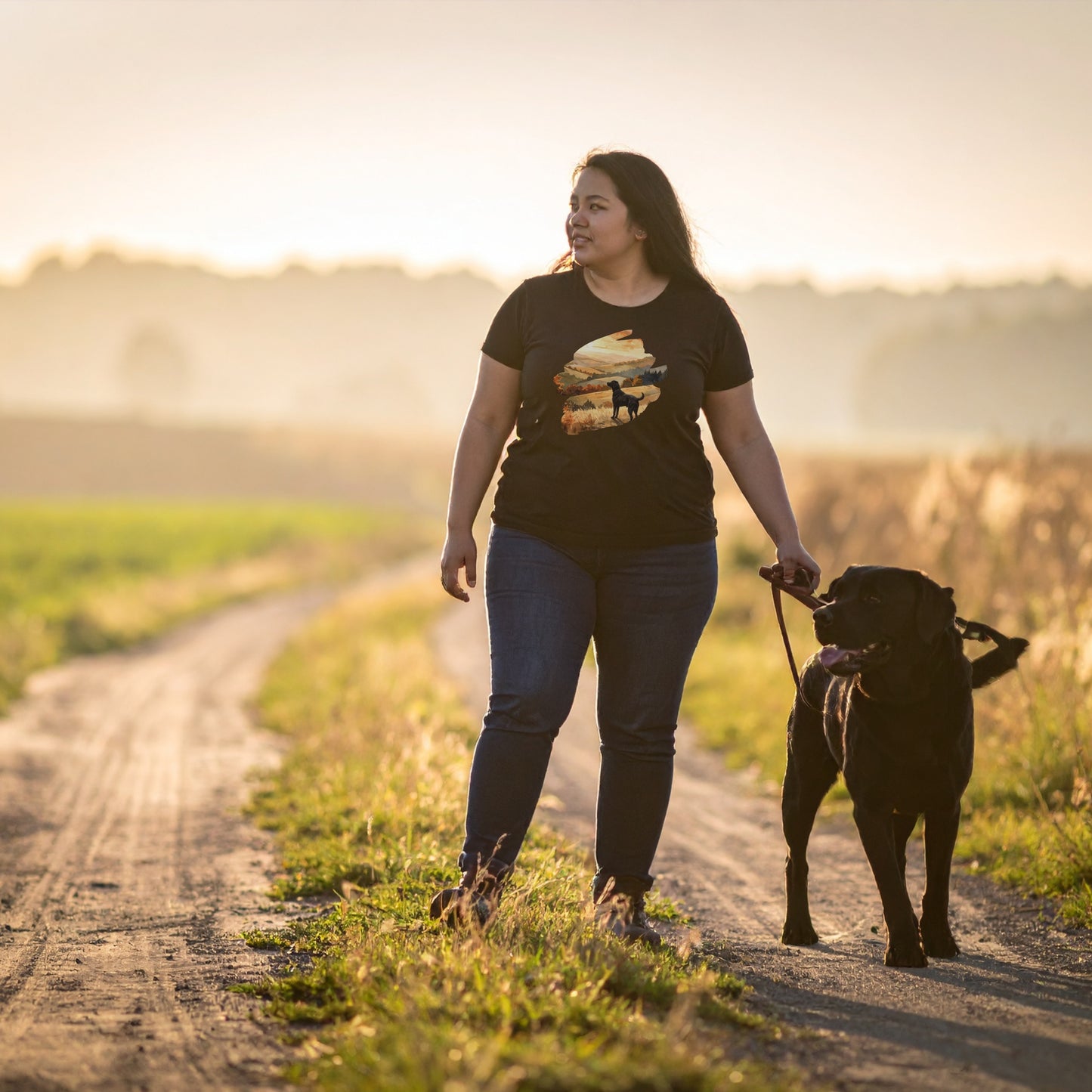 Dusk Over the Hills – Unisex Softstyle T-Shirt