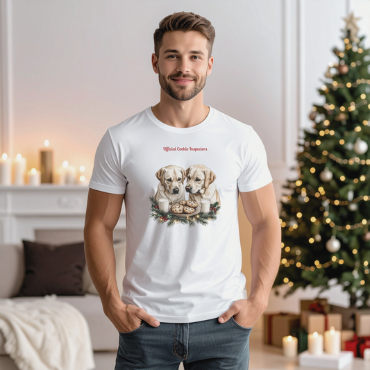 Official Cookie Inspectors – Christmas Labrador T-Shirt