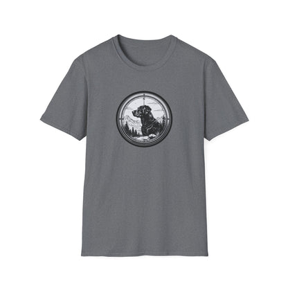 Labrador Outdoor Compass T-Shirt – Mountain & Forest Dog Lover Design