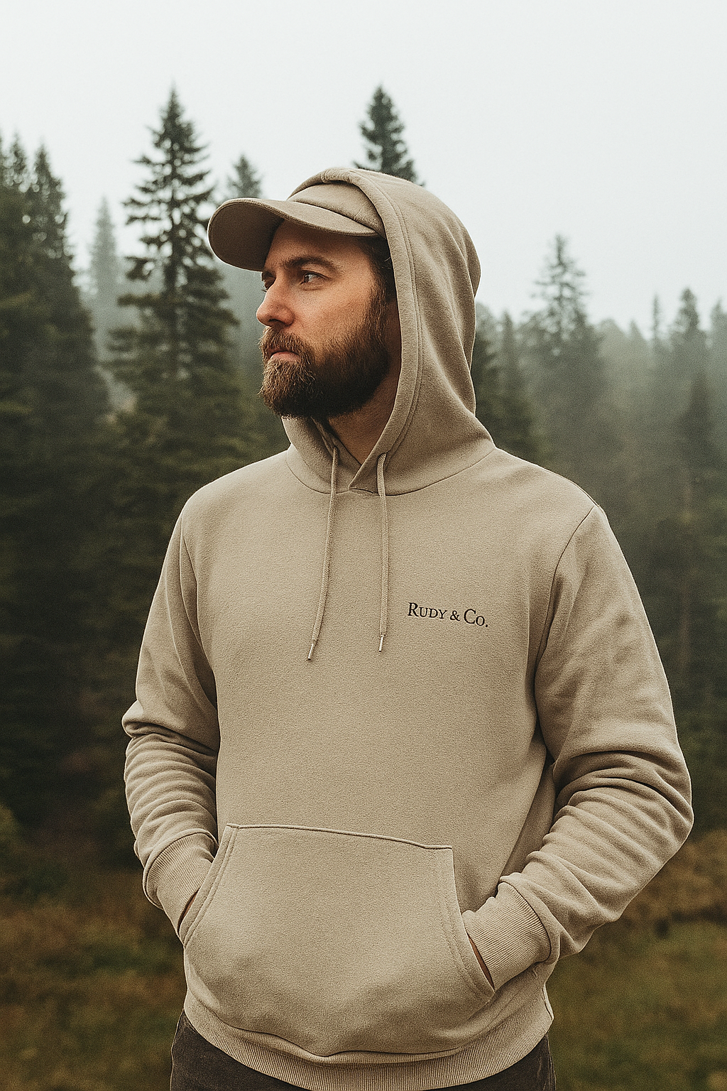 Classic Embroidered Hoodie | Rudy & Co.