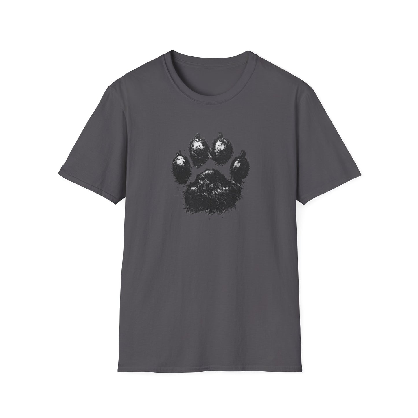 Labrador Paw Print T-Shirt – Minimal Dog Lover Design
