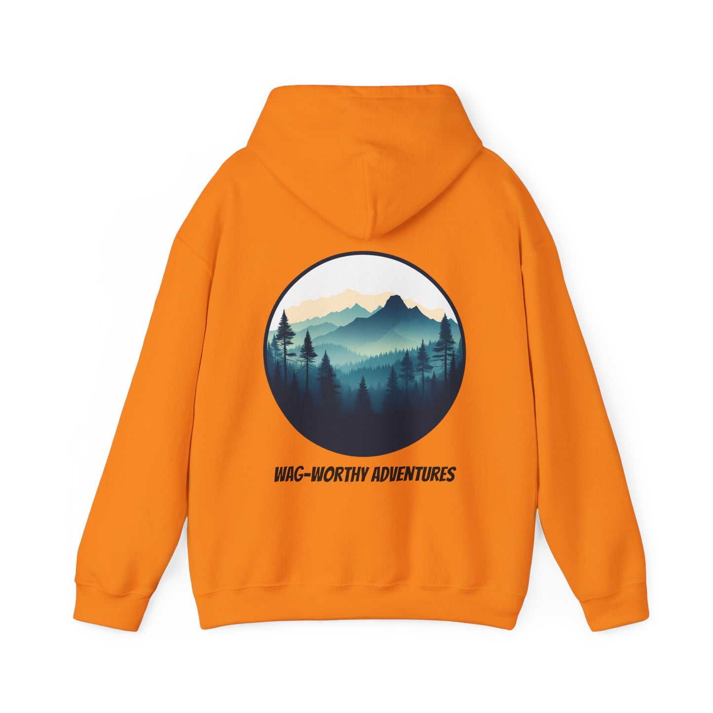 Wag-Worthy Adventures Hoodie | Cozy Unisex Fit | Hiking & Camping Gift