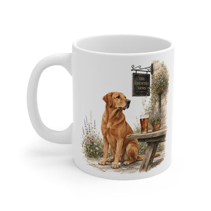 Fox Red Labrador Country Pub Mug – The Best Days End At The Pub