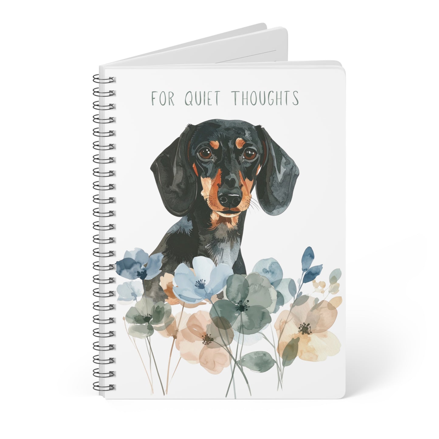 For Quiet Thoughts – Gentle Reminders - Dachshund Notebook