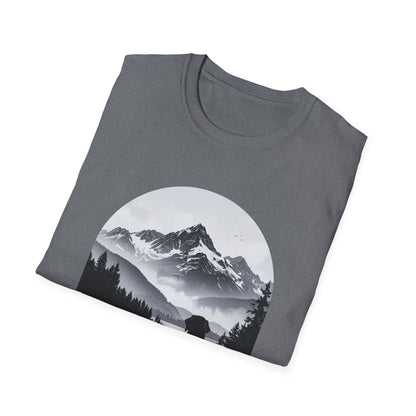 Labrador Mountain Reflection T-Shirt – Scenic Outdoor Dog Design