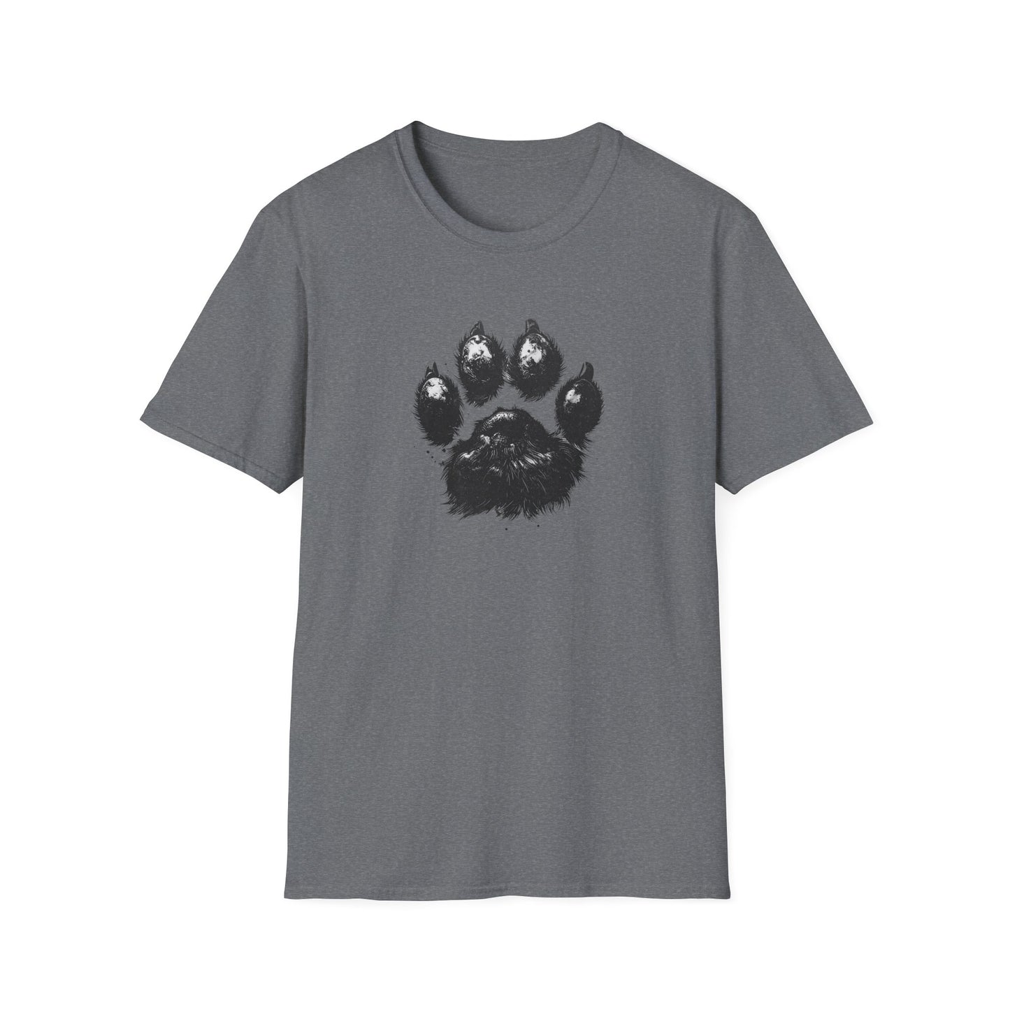 Labrador Paw Print T-Shirt – Minimal Dog Lover Design