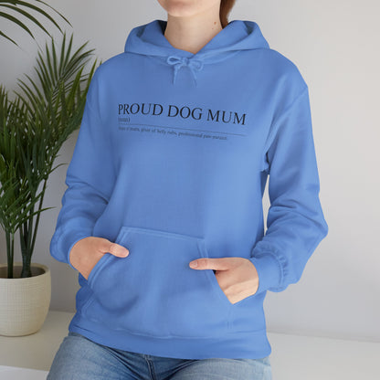Proud Dog Mum Hoodie – Cosy Unisex Fit, Multiple Colours