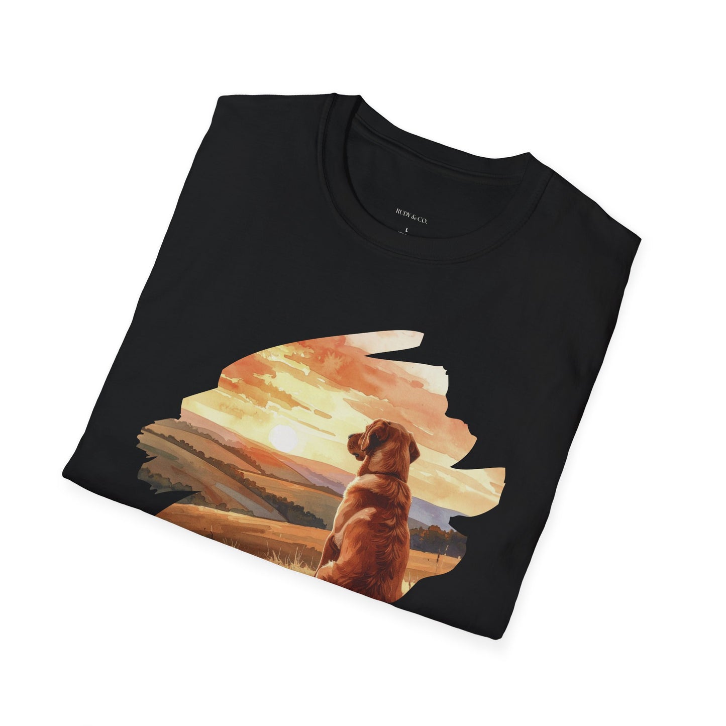 Autumn Countryside Glow – Unisex Softstyle T-Shirt