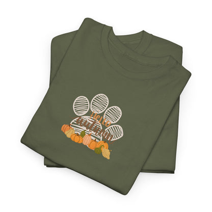 Hello Autumn – Dog Paw Pumpkin Patch Unisex Tee