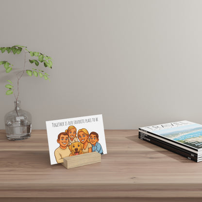 Personalised Caricature Picture Board with Stand