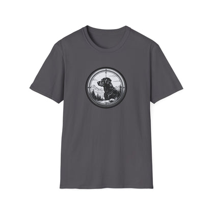 Labrador Outdoor Compass T-Shirt – Mountain & Forest Dog Lover Design
