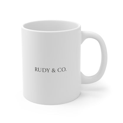 My Two Favourite Things: Dogs & Gardening Mug – Watercolour Wellies & Wildflowers Design