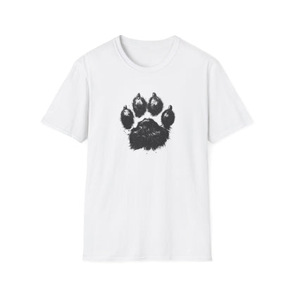 Labrador Paw Print T-Shirt – Minimal Dog Lover Design