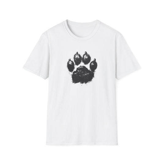 Labrador Paw Print T-Shirt – Minimal Dog Lover Design