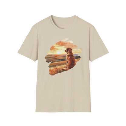 Autumn Countryside Glow – Unisex Softstyle T-Shirt