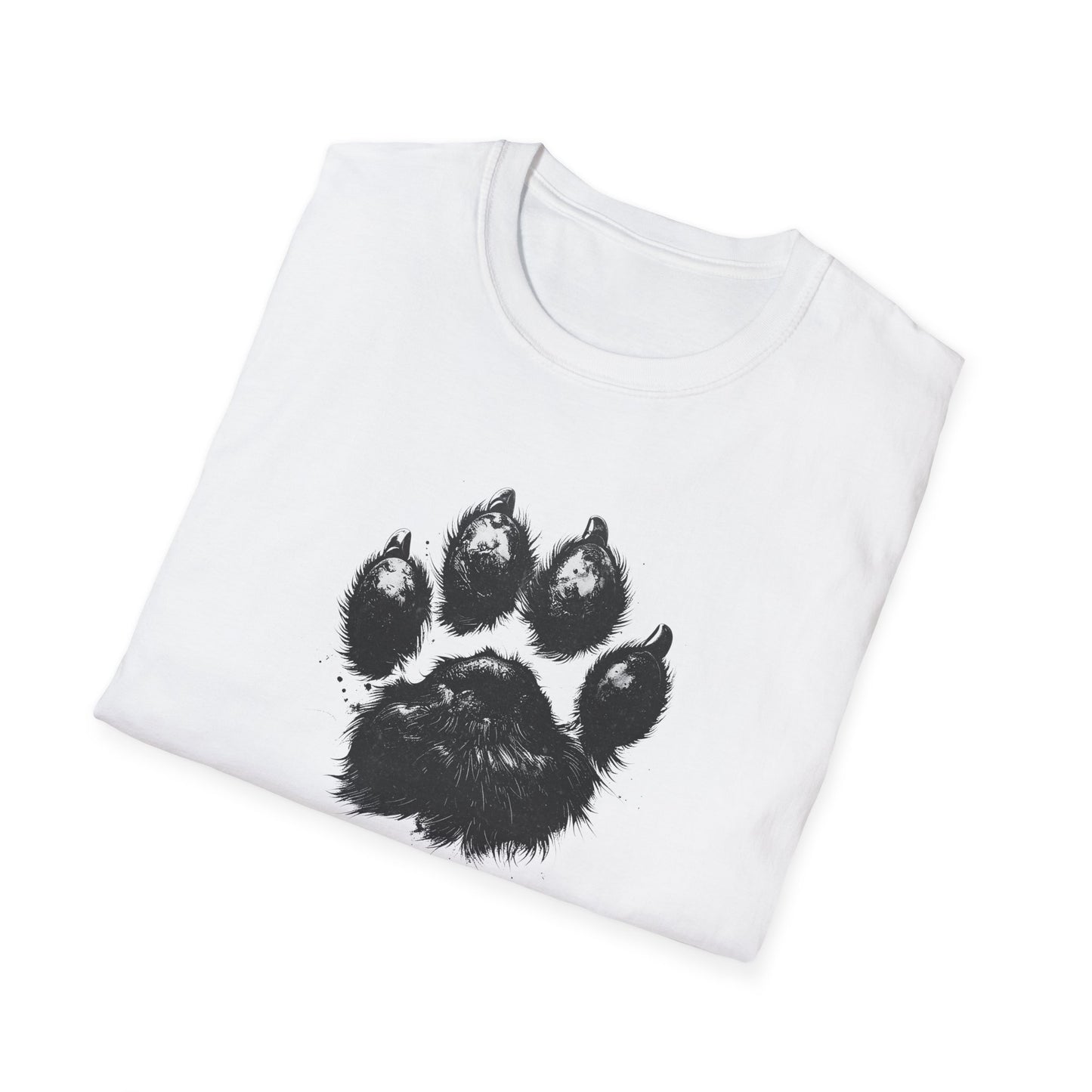 Labrador Paw Print T-Shirt – Minimal Dog Lover Design