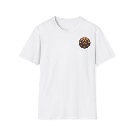 Follow the Paw Trail Tee | Dog Lover Compass T-Shirt –  | Outdoor Adventure Shirt |