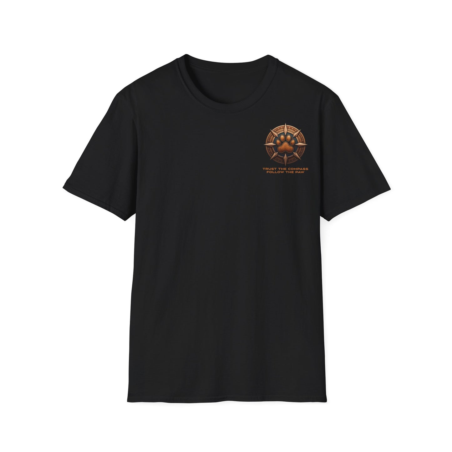 Follow the Paw Trail Tee | Dog Lover Compass T-Shirt –  | Outdoor Adventure Shirt |