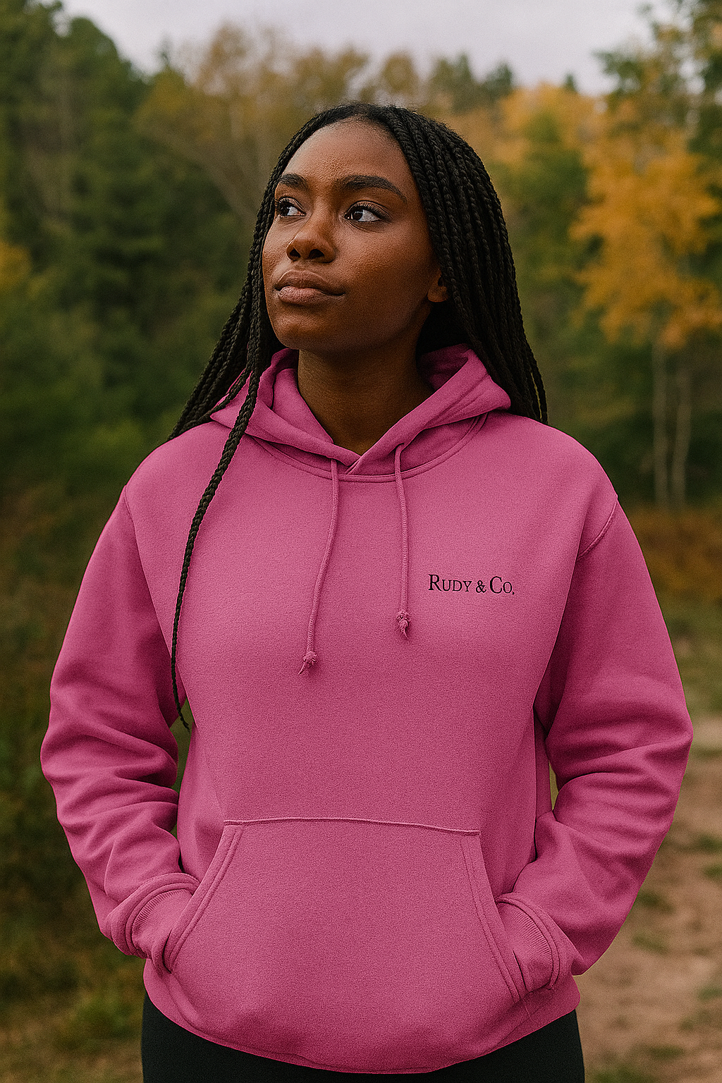 Classic Embroidered Hoodie | Rudy & Co.