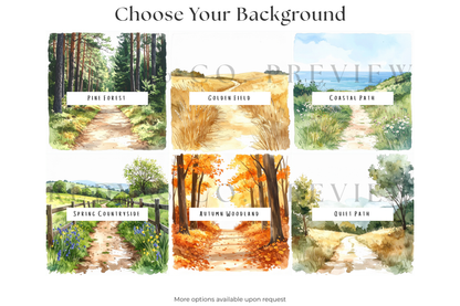 Personalised Dog & Owner Mug – Countryside Walk Design