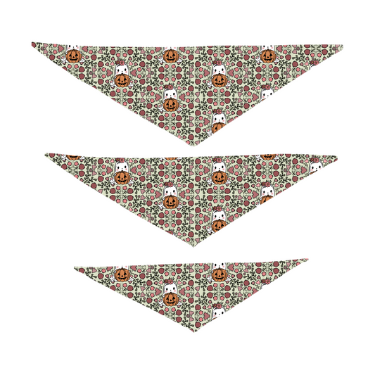 Rudy & Co. "Floral Boo Crew" Dog Bandana